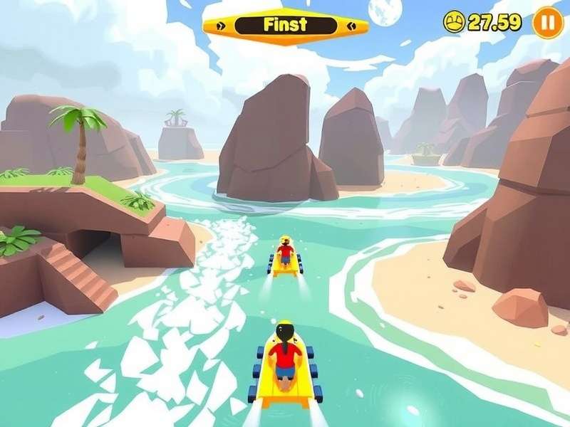 Scooty Beach Dash environment showcase